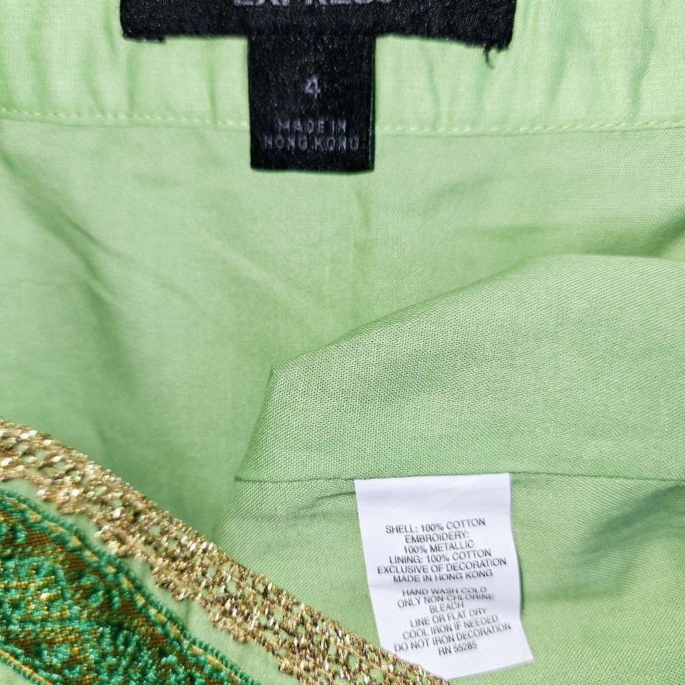 EXPRESS Metallic Embroidered Skirt - Picture 5 of 5